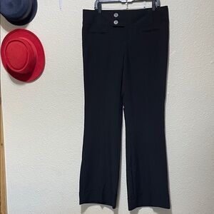 Style That Works By Vanity Junior's Black Dress Pants. Good Condition. Size 13.